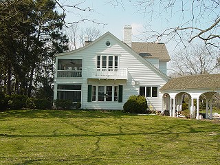 Back View of Peaslee Main House