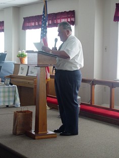 George Popp, East Greenwich Township Committeeman and Chairman of the Commission on Aging