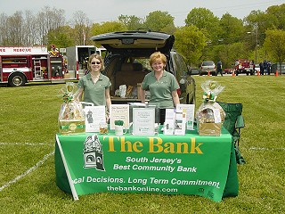 The Bank of Gloucester County's booth - East Greenwich Day - May 2004