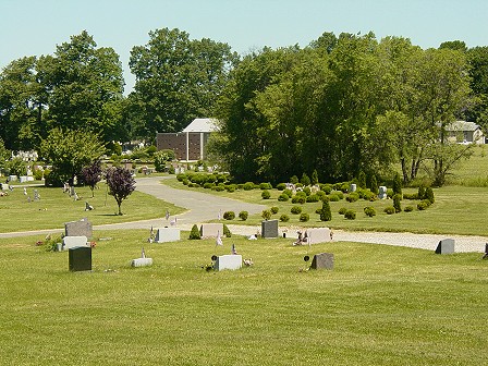 View of Eglington Cemetery