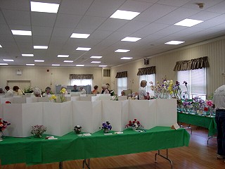 The Mickleton Garden Club show was well attended
