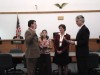 Swearing in of John DeGeorge, Commiteeman by Attorney Thomas North