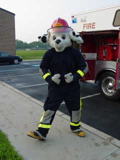 Sparky - the Fire Mascot