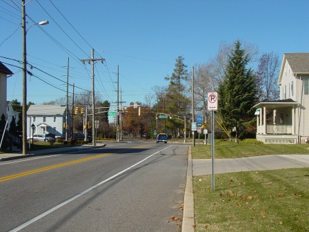 Cedar Road looking toward intersection of Kings Highway - facing Democrat Road