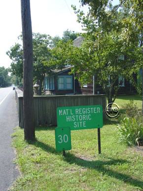 Nothnagle Log House Historic Sign (National Register)