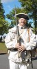 Colonial American re-enactor