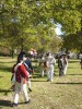 American re-enactors in readiness