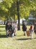 American re-enactors lined up and ready