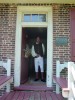 Greeted at the Whitall House by Bill Fean, docent