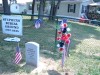 The new sign identifying the graveyard as Stephen's Graveyard