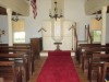 Inside Adams Meeting House aka Old Stone Church